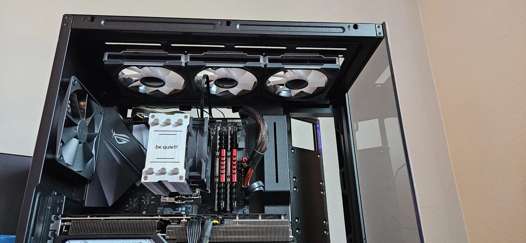 Open H9 Flow with new fans being installed on top