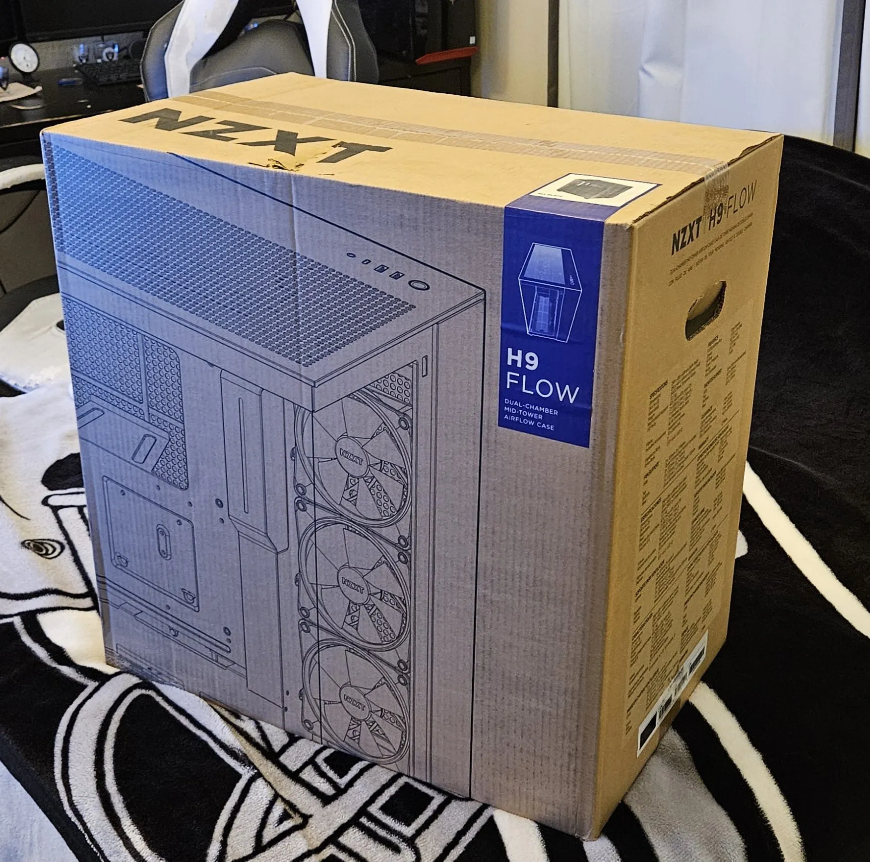 NZXT H9 Flow case still in its box